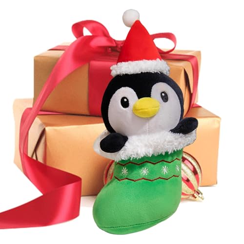 Nuyhgtr Plush Christmas Stuffed Animals, 9.84-Inches Decorative Christmas Plush, Holiday Animal Plushies, Festive Stuffed Plush Toy for Christmas Doll Decor on Sofa and Living Room von Nuyhgtr