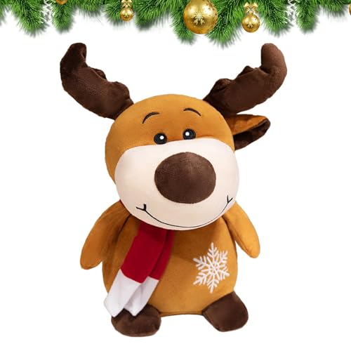 Nuyhgtr Plush Christmas Stuffed Animals | 9-Inch Decorative Holiday Plush Toys | Festive Animal Plushies for Christmas Decorations and Sofas von Nuyhgtr