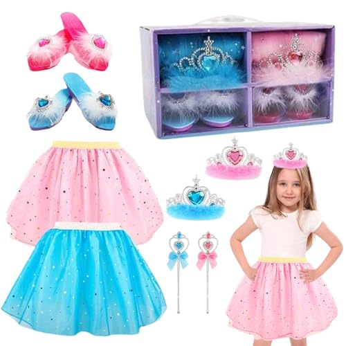 Nuyhgtr Role Play Dress Kit, Pretend Play Costume, Little Girls Dress Up, Birthday Party Dress, Cosplay Costume Kit, Girls Role Play Princess Dress Kit for Birthday Parties and Cosplay von Nuyhgtr