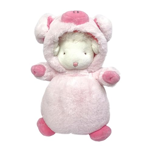 Nuyhgtr Stuffed Sheep Toy, Soft Lamb Plush Toy, Cute Animal Cuddly Lamb, Educational Huggable Sleeping Comfort Doll for Babies, Kids, Boys, Girls 15x8x20cm von Nuyhgtr