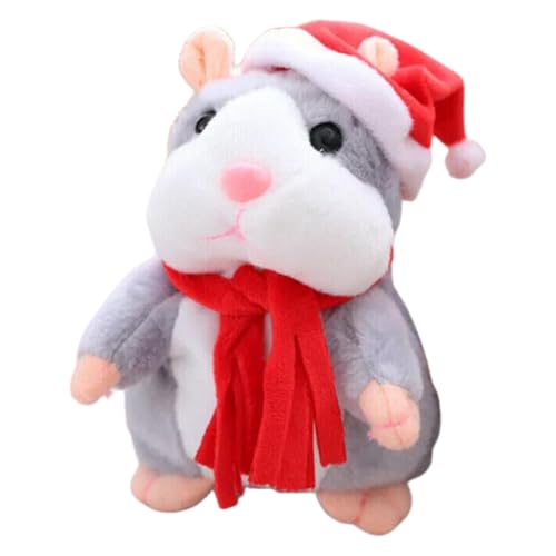 Nuyhgtr Talking Pet Plush Doll, Interactive Pet for Children, Educational Talking Hamster, Repeating Hamster Toy, Sound Mimicry Hamster Toy, Plush Talking Pet for Early Learning von Nuyhgtr