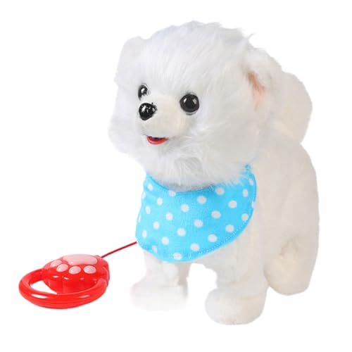 Nuyhgtr Walking Puppy Toy, Soft Talking Toys, Interactive Home Decor Plush, Soft Adorable Cartoon Electric Accompanying Doll and Sturdy for Boys, Girls, Children, White Color Nuyhgtr Walking Puppy Toy, Soft Talking Toys, Interactive Home Decor Plush, Soft Adorable Cartoon Electric Accompanying Doll and Sturdy for Boys, Girls, Children, White Color von Nuyhgtr