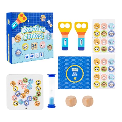 Reaction Competition Toys, Family Party Games, Educational Exercise Game, Interactive Pattern Matching, Kids Reaction Games for Boys and Girls to Enhance Reaction Skills and Coordination von Nuyhgtr