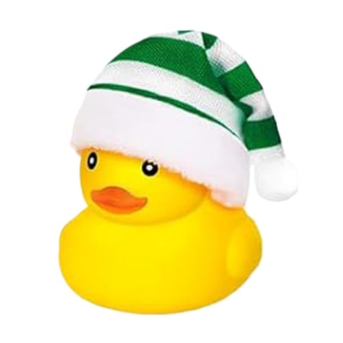 Rubber Ducks, Cute Duck Toy, Santa Hat Duck, Bath Time Rubber Duck, Floating Squeaky Duck, 5.5x4.5cm Christmas Duck Toy for Christmas, Birthday Parties, Pool Parties von Nuyhgtr