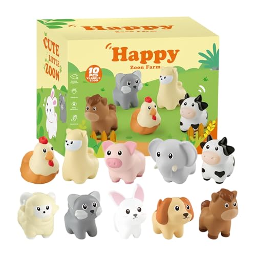 Soft Animal Toys for Fine Motor Skills, Children’s Animal Cognition Toy, Farm Animal Matching Educational Toy, Matching Game for 3-Year-Olds, Toddler Animal Learning Puzzle, Animal Cognition Learning von Nuyhgtr