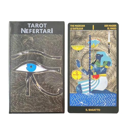 Tarot Cards for Beginners, Family Gathering Tarot Deck, Funny Desktop Parties Game, Interactive Portable Taro Cards for Fortune Telling Enthusiasts, 10.3x6.2cm von Nuyhgtr