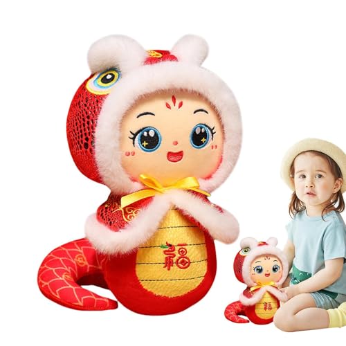 Year of The Snake Plush, Chinese New Year Snake Toy, Lucky 2025 Snake Mascot, Snake Stuffed Animal, Chinese New Year Plush, Lunar Year Plush Toy, for Lunar Year Spring Festival von Nuyhgtr