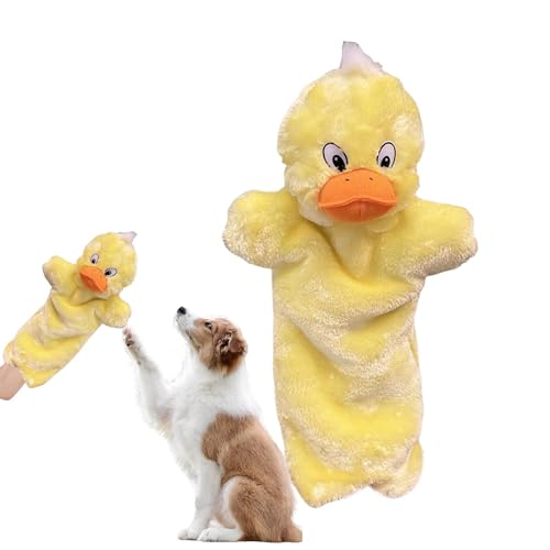 Animal Hand Puppets, Plush Interactive Finger Puppets, 17x40cm/6.69x15.75 inches Skin-Friendly Toy Small to Medium Pets, Fun Handheld Animal Doll, Ideal for Puppies and Playtime von Nuytghr