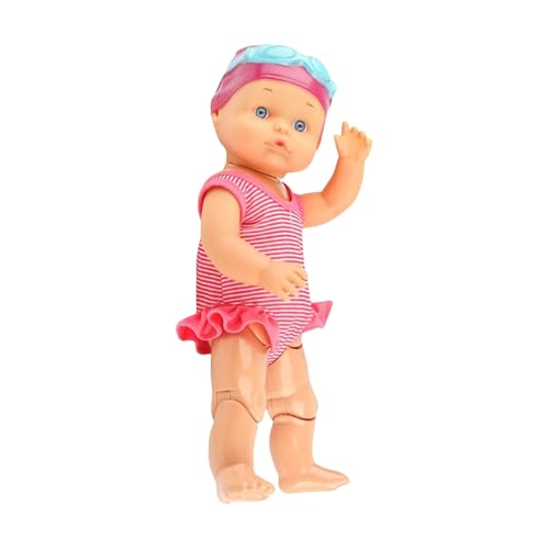 Badepuppe - wasserdichte Bade Puppe,Batteriebetriebenes Badetoy Schwimmfigur Für Kinder Outdoor Reise Haus Pool Geburtstag Badezimmer Badepuppe - wasserdichte Bade Puppe,Batteriebetriebenes Badetoy Schwimmfigur Für Kinder Outdoor Reise Haus Pool Geburtstag Badezimmer von Nuytghr