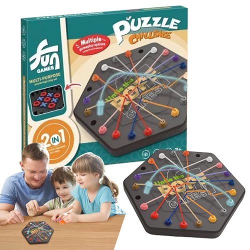 Brainy Knots Knobelspiel | Knäuel Puzzle Brettspiel Für Kinder | Interaktives Fadenspiel Zentrale Schnürlösung Pädagogisches Spielzeug für Mädchen Brainy Knots Knobelspiel | Knäuel Puzzle Brettspiel Für Kinder | Interaktives Fadenspiel Zentrale Schnürlösung Pädagogisches Spielzeug für Mädchen von Nuytghr