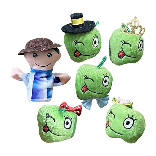 Fingerpuppen Spielzeug - 6 Stück Plüsch Figuren Zum Geschichtenerzählen | Pädagogische Lernspielzeuge Mit Weichen Figuren Für Sinnesanregung Und Spielideen Fingerpuppen Spielzeug - 6 Stück Plüsch Figuren Zum Geschichtenerzählen | Pädagogische Lernspielzeuge Mit Weichen Figuren Für Sinnesanregung Und Spielideen von Nuytghr