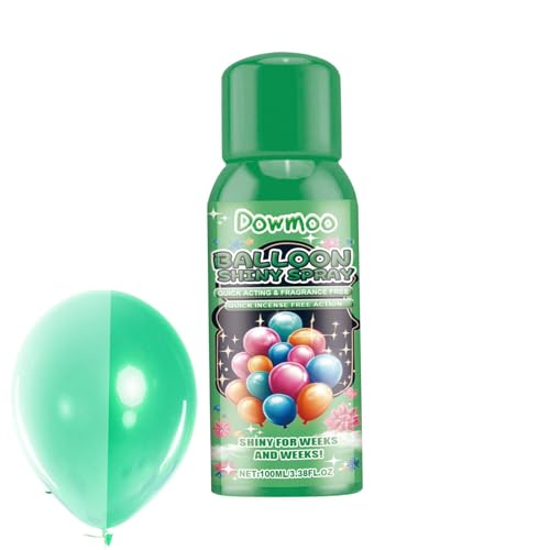 Glossy Finish Spray | Dauerhafter Glanz für Luftballons | Ballonglanzspray | Ballonaufheller | Sofortiger Hochglanz, elegantes Finish und schnelltrocknender 100ml Sprühaufheller von Nuytghr