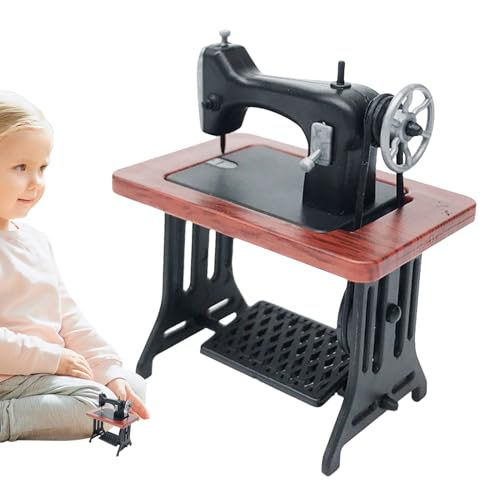 Kleine Statue Einer Nähmaschine | Tischdekoration für Puppenwelt Nähmaschine | Maßstab 1 24 Rollenspiel Einrichtungsgegenstände und Requisiten | für Wohnraum, Arbeitszimmer, Schlafraum, und Kleine Statue Einer Nähmaschine | Tischdekoration für Puppenwelt Nähmaschine | Maßstab 1 24 Rollenspiel Einrichtungsgegenstände und Requisiten | für Wohnraum, Arbeitszimmer, Schlafraum, und von Nuytghr