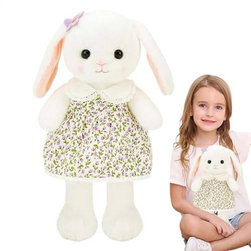 Nuytghr Easter Bunny Plush Toy, Cute Bunny Stuffed Doll, Easter Scene Ornament 15.75 inches, Soft Cushion Throw Pillow for Living Room, for Girlfriend, Wife von Nuytghr