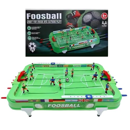 Nuytghr Football Table Game, Interactive Football Game, Desktop Soccer Game, 56x29x10cm, Kids Desktop Football Game, Soccer Table Game for Kids, Fun Football Toy, Soccer Table Game for Home von Nuytghr