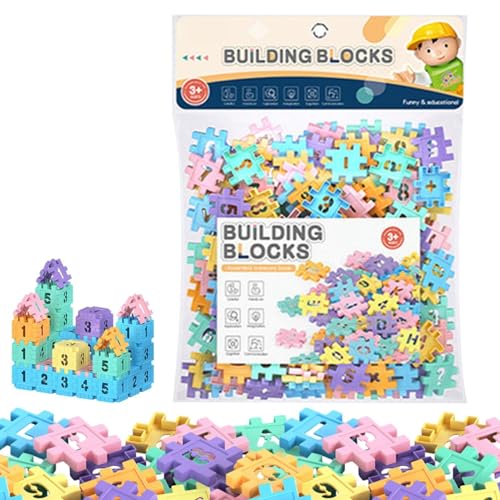 Nuytghr Interlocking Building Blocks, 100-Piece Connecting Set, Creative Puzzle Games, Fun Brain Teasers, Challenging Construction Toy, Perfect for Kids Boys Girls Playtime (Multicolor) von Nuytghr