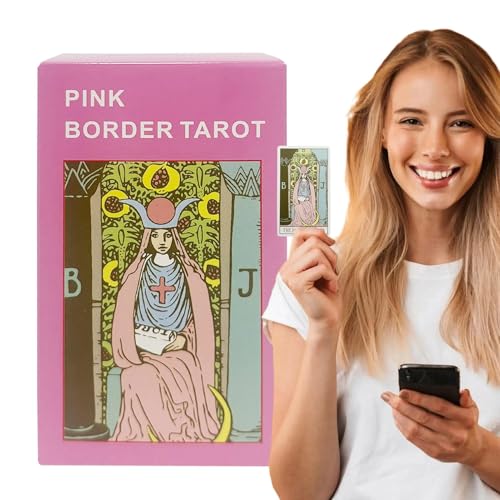 Nuytghr Oracle Card, Fate Divination Tarot, 78 Karten Tarot Deck, Tarotkarten für Anfänger, Familien-Tarotspiel, Tarotkarten Deck, Familien-Brettspiel, Tarot-Deck für Anfänger von Nuytghr