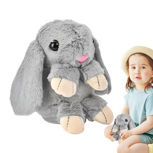 Nuytghr Realistic Bunny Toys, Electronic Easter Interactive Rabbit Light Up, Singing, Speaking, Dancing, Repeating Educational Plush Stuffed Bunny Toy for Children Over 3 Years von Nuytghr