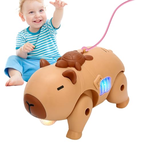 Nuytghr Roboter-Tiere | Begleittier - Laufendes Capybara Animiertes Spieltier Mit Licht & Musik Für Kinder Kindergarten Rollenspiel Zuhause Nuytghr Roboter-Tiere | Begleittier - Laufendes Capybara Animiertes Spieltier Mit Licht & Musik Für Kinder Kindergarten Rollenspiel Zuhause von Nuytghr