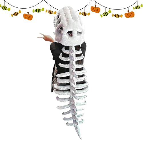 Nuytghr Skelett-Kostüm, Halloween-Dinosaurier-Plüsch-Kostüm, Kopfbedeckung, Cosplay-Zubehör für Rollenspiele, Damen, Herren, Erwachsene, Kinder, Aufführungen, Outdoor-Events, Weihnachten, Geburtstag Nuytghr Skelett-Kostüm, Halloween-Dinosaurier-Plüsch-Kostüm, Kopfbedeckung, Cosplay-Zubehör für Rollenspiele, Damen, Herren, Erwachsene, Kinder, Aufführungen, Outdoor-Events, Weihnachten, Geburtstag von Nuytghr