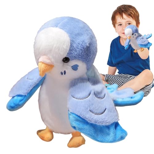 Parrot Hand Puppet, Funny Plush Stuffed Toy, 20cm/7.87 inches Interactive Toy for Storytelling and Puppet Theater, Boys, and Girls, Ideal Creative Play and Learning von Nuytghr