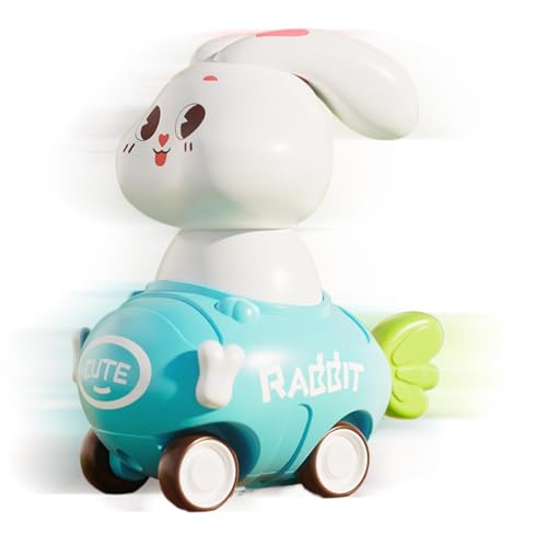 Push And Go Car Toys, Friction Rabbit Car, Inertia Car Toy, Toddler Birthday Car Toy, Push And Go Vehicle, Friction Powered Car For Kids, Shockproof Toddler Car, Rabbit Car Toy For Boys, Friction Car von Nuytghr