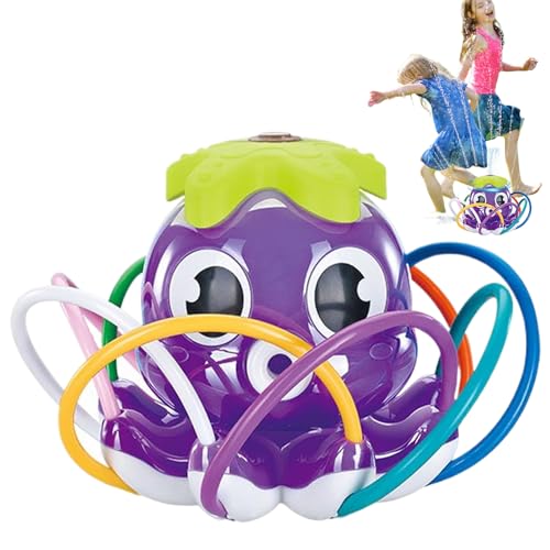 Water Sprinkler, Yard Toy, Garden Sprayer, 5.91x5.91x6.3 Inches, Octopus Shaped Design with 8 Swinging Tubes, Fun Activity, for Kids Pool Lawn Park Backyard Patio Birthday Play Water Sprinkler, Yard Toy, Garden Sprayer, 5.91x5.91x6.3 Inches, Octopus Shaped Design with 8 Swinging Tubes, Fun Activity, for Kids Pool Lawn Park Backyard Patio Birthday Play von Nuytghr
