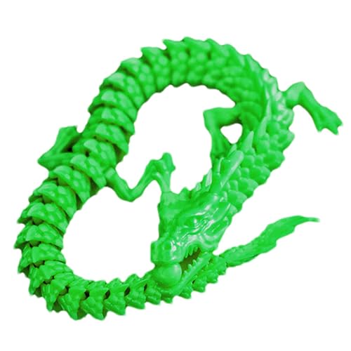 Nybhyjka -Gedruckter Drache, Gedruckter Drache | Tierspielzeug mit flexiblen Gelenken - -Gedruckter beweglicher Drache, Fidget-Drachenfiguren, Montagespielzeug, Dekoration für Desktop-Haustiere von Nybhyjka