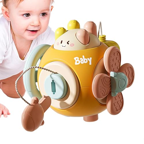 Nybhyjka Baby-Aktivitätswürfel, Fleißwürfel | 6-in-1-Baby-Busy-Cube-Spielzeug - Aktivitätswürfel für Kleinkinder, Lern- und Bildungsspielzeug, Kinderreisespielzeug für Babys, und Mädchen von Nybhyjka