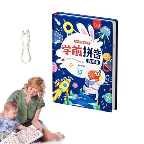 Nybhyjka Englischsprachige Bücher für Kinder, Chinesisches Hörbuch, Chinesische Schriftzeichen-Lernbücher für Kinder, Mathematik-Lernspielzeug, chinesische Sprachlernbücher von Nybhyjka