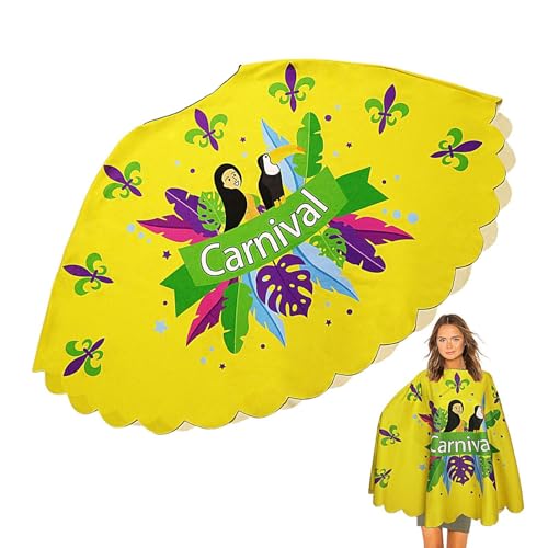 Nybhyjka Kostüme Umhänge für brasilianischen Karneval, brasilianischer Karnevalsumhang - Umhang für Karnevalspartys | Mode Karneval Cosplay Cape Cosplay Kostüm Umhang für Karneval, Halloween-Kostüme, von Nybhyjka