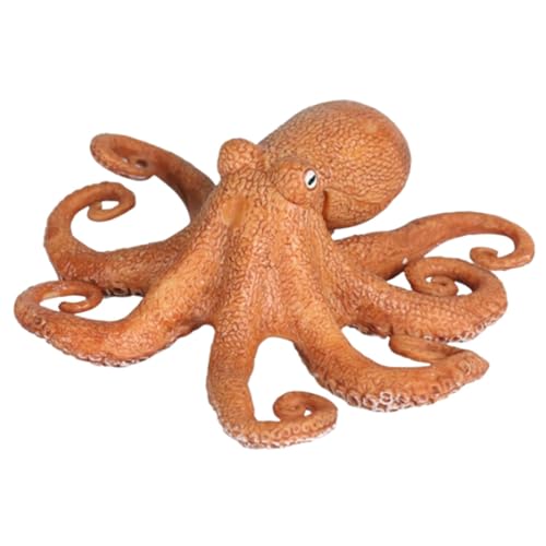 Nybhyjka Meeresschnecken-Figur, Meeresschnecken-Skulptur - Meerestier-Skulptur-Dekoration | Simulation Meeresschnecken-Figuren, Spielzeugmodelle, kleine Meeresschnecken- und Oktopus-Statue von Nybhyjka