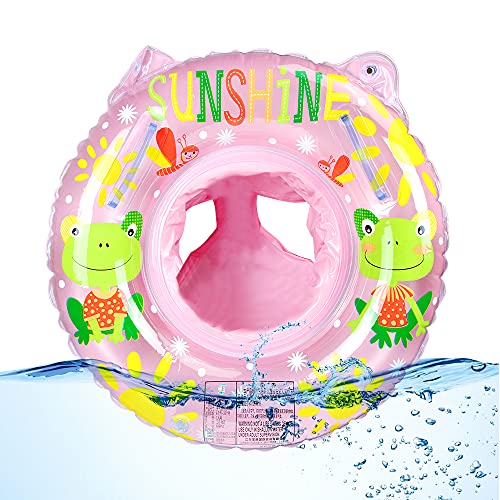 Baby Schwimmring, Schwimmhilfe Baby, Baby Schwimmen Ring, Kinder Schwimmring, Schwimmsitz Baby, Kinder Schwimmreifen, Schwimmhilfe Spielzeug Spielzeug 6 Monate bis 36 Monate(Rosa Frosch) von O-Kinee