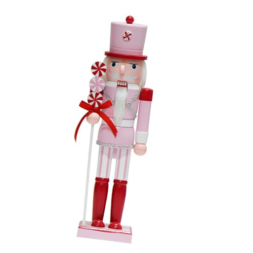 Elegante 15 Zoll Makkaron Kuchen Head Soldat Holzsoldat Figur Für Weihnachtstischdekoration Dessert Herstellung von OAJABBGE