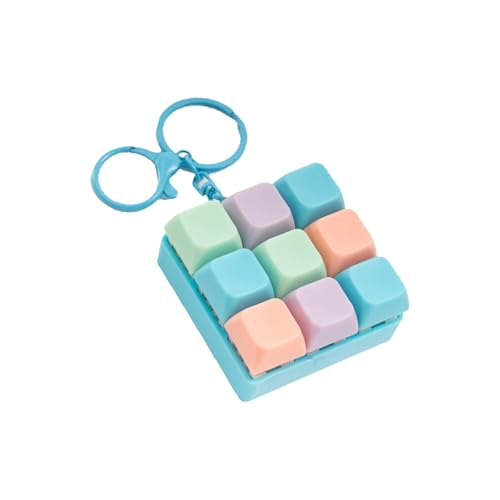 OAJABBGE Tragbare Tastaturklicker Keychain Stress Relief Toy Mit 9 Abnehmbaren Taste Rekonfigurierbar Für Erwachsene Und Kinder Clicky Sound Stress Relief OAJABBGE Tragbare Tastaturklicker Keychain Stress Relief Toy Mit 9 Abnehmbaren Taste Rekonfigurierbar Für Erwachsene Und Kinder Clicky Sound Stress Relief von OAJABBGE