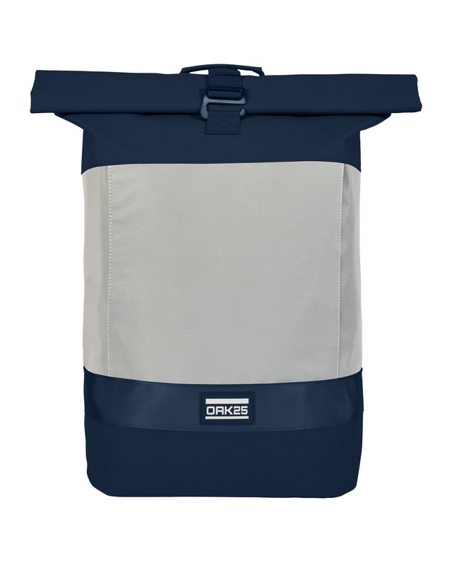 Oak25 Rucksack Reflektierender Rolltop L 1.0 navy von OAK 25