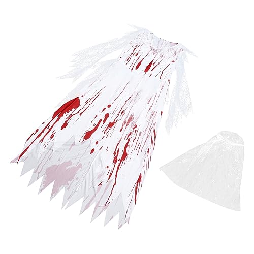 OATIPHO 1 Satz Geisterbraut Kostüm Halloween-cosplay-kostüm Halloween-verkleidung Halloween-kostüm Cosplay-kleidung Für Erwachsene Kostüme Für Erwachsene Polyester (polyester) Rot von OATIPHO