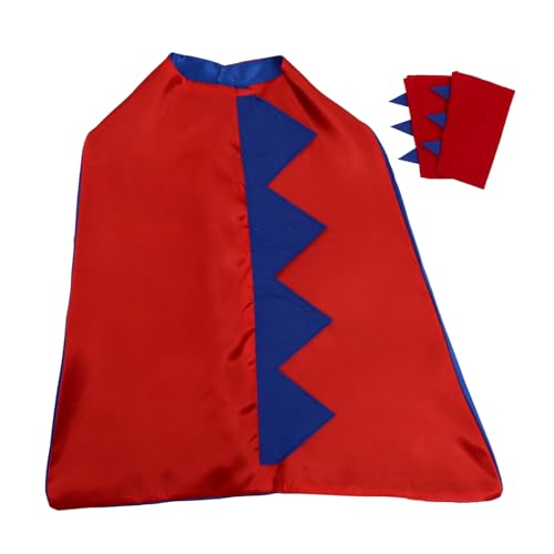 OATIPHO 1 Satz Umhang Für Outfits Für Dinosaurier-drachen-umhang Kostüme Für Kinderkleidung Dinosaurier-cosplay-umhang Umhänge Für Kinderpartykostüm Rot Tuch von OATIPHO