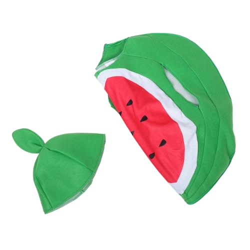 OATIPHO 1 Satz Wassermelonen Tuch Fruchtkostüm Kleinkind Kinder Lustiges Kostüm Wassermelonen Cosplay Kinder Wassermelonen Tanzkostüm Kinder Kostüm von OATIPHO