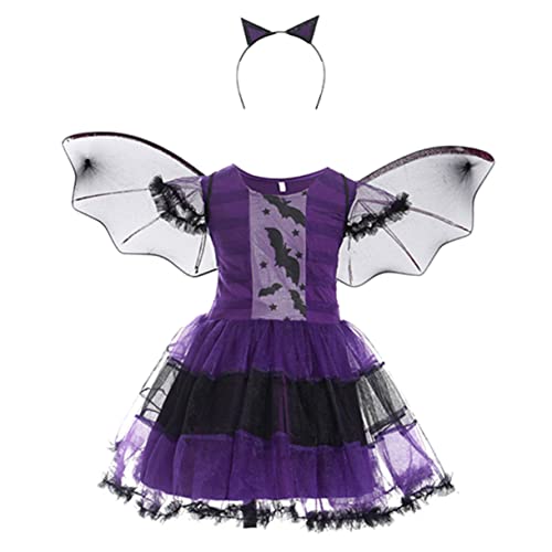 OATIPHO 1 Set Halloween Umhang ädchen Cosplay Kostü Für Bühnenaufführungen Bat Design Ideales Kostü Für Halloween Und Karneval Unisex Verkleidung von OATIPHO