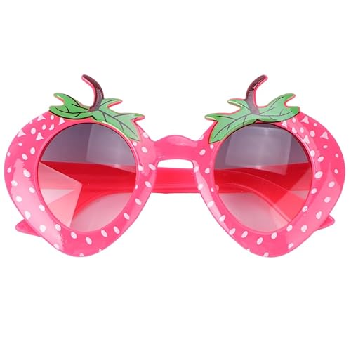 OATIPHO 1 Stück Erdbeer Sonnenbrille Für Kostümparty Lustige Brille Für Fasching Karneval Und Kreative Anlässe Modisches Brillenzubehör Fröhlichem Erdbeer Design von OATIPHO