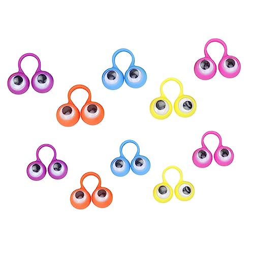 OATIPHO 10St Party für für Children Toys kinderspielzeug Sicherheitsspielzeug Fingerring Fingerspielzeug Augen Fingerspielzeug Plastik von OATIPHO