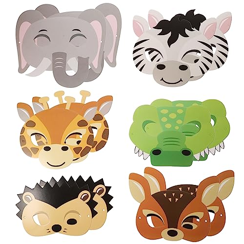 OATIPHO 12pcs Tier für Jungen und Mädchen Entzückende Halloween Maske Requisiten Reusable für Kinder Party von OATIPHO