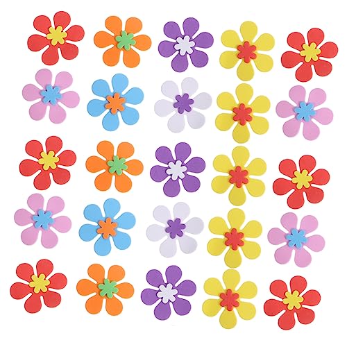 OATIPHO 160 STK Blumenbeet Klebeblume Blumen-Wanddekoration DIY Scrapbook-Blumenaufkleber Tieraufkleber Kinder bastelset basteln für Kinder Wandtattoo Kinderzimmer Eva-Aufkleber von OATIPHO