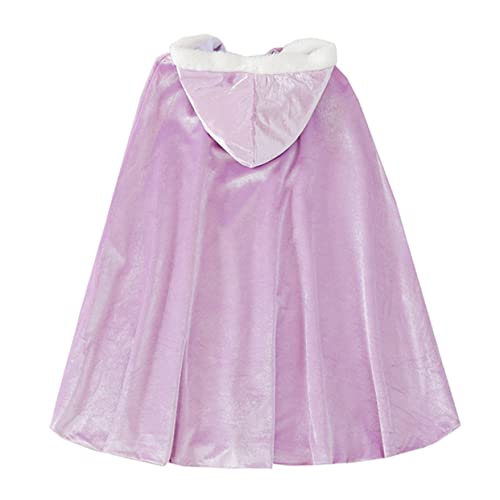 OATIPHO 1stk Umhang Für Kleidung Cosplay-Mantel Partymantel Kinderzubehör Kinderkostüm Umhang Violet Baumwolle von OATIPHO