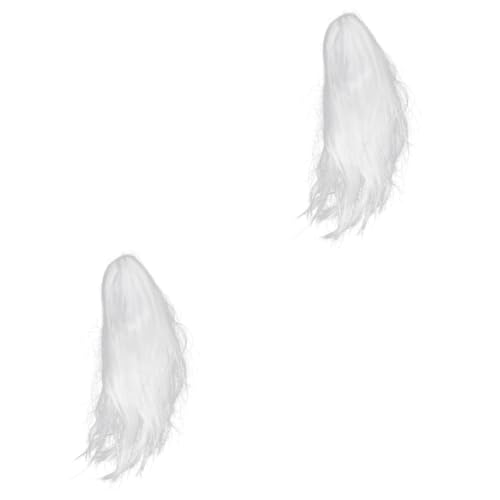 OATIPHO 2St schwarz-weiße Vergänglichkeitsperücke Spukhaus Frauen Lange Perücke Halloween perücke perücken für Halloween Cosplay Wig Halloween-Kostüm-Perücke Halloween-Cosplay-Perücke pp von OATIPHO