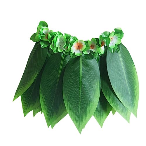 OATIPHO 6-in-1 Hawaiian Luau Party Set Stirnband Blatt Rock Floral Kranz für Festivals von OATIPHO