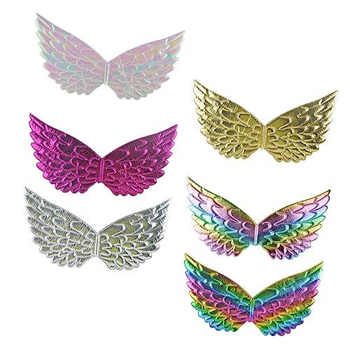 OATIPHO 6 Stücke Jungen Und Mädchen Spielzeug Schmetterling Feenflügel Requisiten Kostüme Anzieh Metallic Feenflügel Für Mädchen von OATIPHO