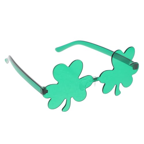 OATIPHO 6st Kleebrille Sonnenbrille Grüne Brille St. Patricks Foto-requisiten St. Patricks Brille Patrick Kostüm Requisiten Partydeko Zum Irischen Tag Patrick Partybrille Stk Green von OATIPHO