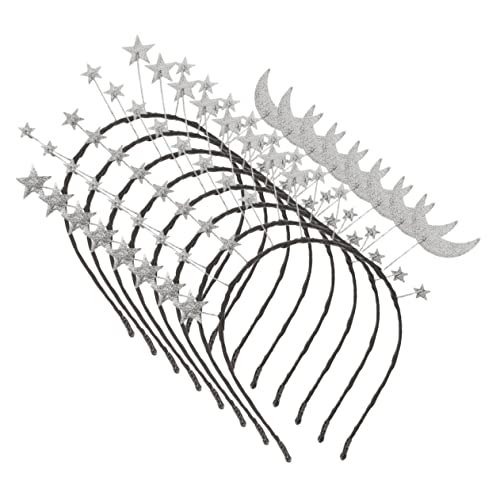OATIPHO 8 Stück Teiliges Stern mond Haarband für Glitzernder Haarschmuck Leichter Langlebiger Haarreif für Partys Fotoshootings und Festliche Anlässe Modische Kinderkopfbedeckung OATIPHO 8 Stück Teiliges Stern mond Haarband für Glitzernder Haarschmuck Leichter Langlebiger Haarreif für Partys Fotoshootings und Festliche Anlässe Modische Kinderkopfbedeckung von OATIPHO